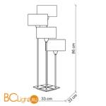 Настольная лампа Baga Contemporary 2454/A - Схема