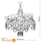 Люстра Baga Contemporary 2404 - Схема