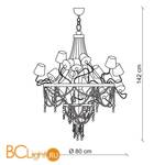 Люстра Baga Contemporary 2415 - Схема