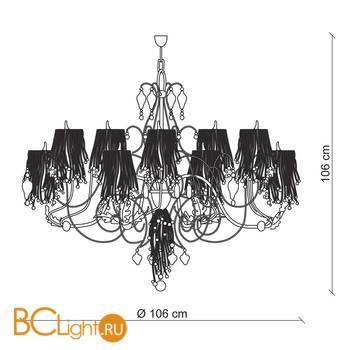 Люстра Baga Contemporary 2080 - Схема