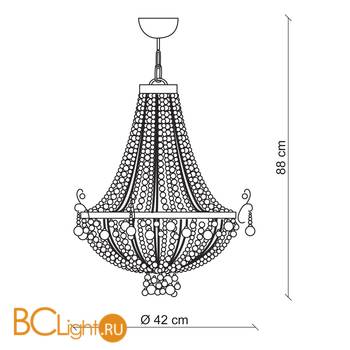 Подвесной светильник Baga Progress 3164 - Схема