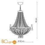 Подвесной светильник Baga Progress 3164 - Схема