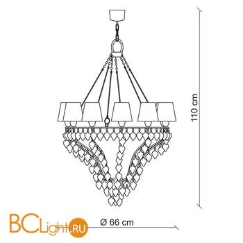 Люстра Baga Progress 3270 - Схема