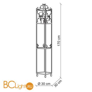 Торшер Baga Progress 3321 - Схема