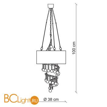 Подвесной светильник Baga Progress 3374 - Схема