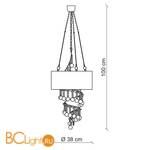 Подвесной светильник Baga Progress 3374 - Схема