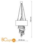 Подвесной светильник Baga Progress 3371 - Схема