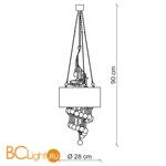 Подвесной светильник Baga Progress 3381 - Схема