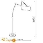 Торшер Baga Progress 3412 - Схема