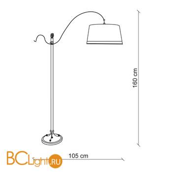 Торшер Baga 25th Anniversary 605 - Схема