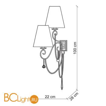 Бра Baga Contemporary 2057 - Схема