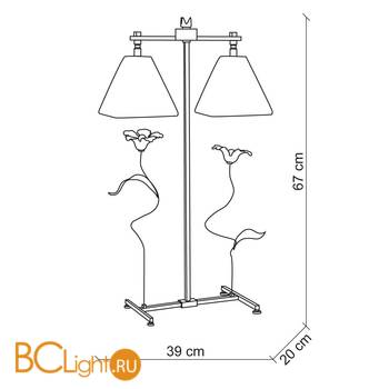 Настольная лампа Baga XXI Century 1017 - Схема