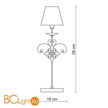 Настольная лампа Baga XXI Century 1028 - Схема