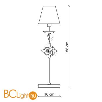 Настольная лампа Baga XXI Century 1027 - Схема