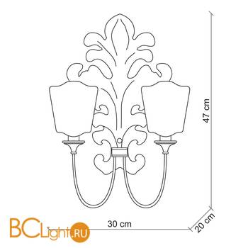 Бра Baga XXI Century 1029 - Схема