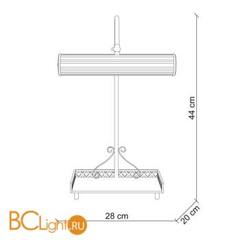 Настольная лампа Baga XXI Century 917 - Схема