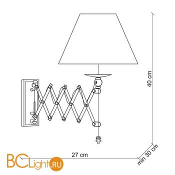 Бра Baga XXI Century 915 - Схема