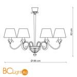 Люстра Baga 25th Anniversary 624/BI - Схема