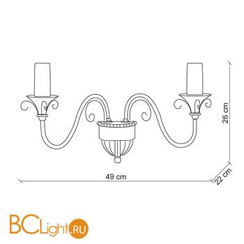 Бра Baga 25th Anniversary 627 - Схема