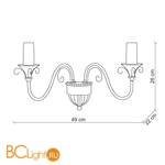 Бра Baga 25th Anniversary 627 - Схема