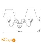 Бра Baga 25th Anniversary 626/BI - Схема