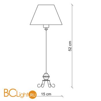 Настольная лампа Baga 25th Anniversary 668/BI - Схема