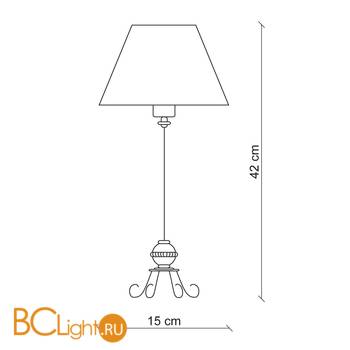 Настольная лампа Baga 25th Anniversary 669/BI - Схема