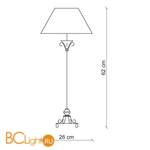 Настольная лампа Baga 25th Anniversary 628/BI - Схема