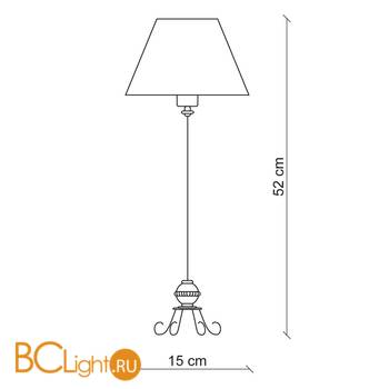 Настольная лампа Baga 25th Anniversary 668 - Схема