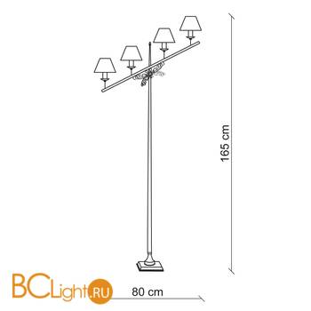 Торшер Baga 25th Anniversary 736 - Схема