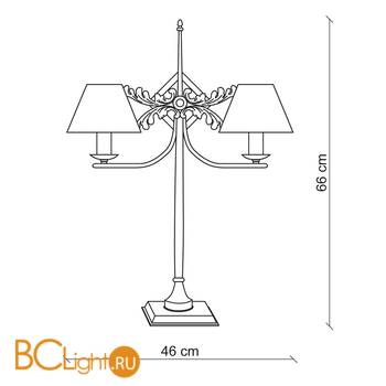 Настольная лампа Baga 25th Anniversary 732 - Схема