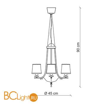 Люстра Baga 25th Anniversary 719 - Схема