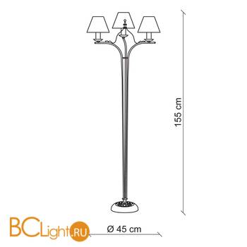 Торшер Baga 25th Anniversary 749 - Схема