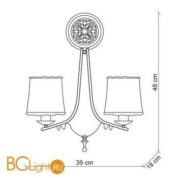 Бра Baga 25th Anniversary 725 - Схема