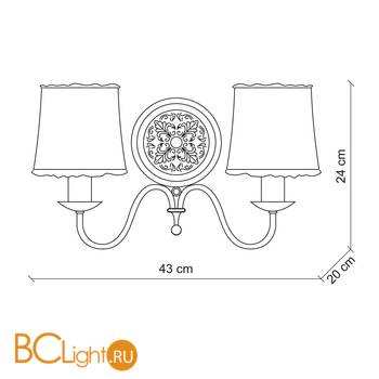 Бра Baga 25th Anniversary 724 - Схема