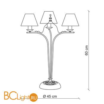 Настольная лампа Baga 25th Anniversary 746 - Схема
