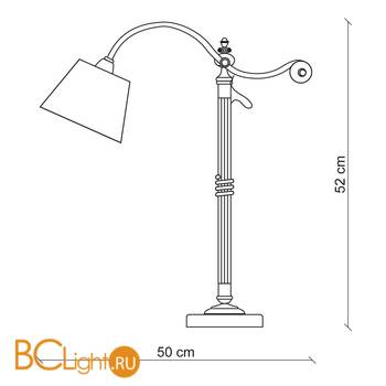 Настольная лампа Baga 25th Anniversary 737 - Схема