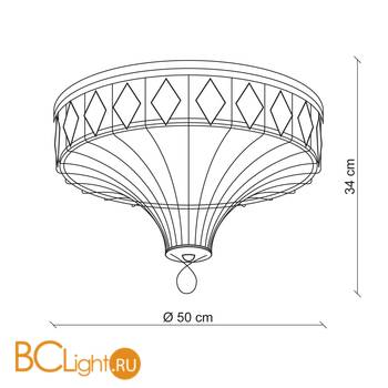 Потолочный светильник Baga 25th Anniversary 758 - Схема