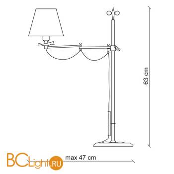 Настольная лампа Baga XXI Century 921 - Схема
