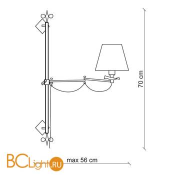 Бра Baga XXI Century 922 - Схема