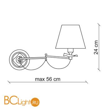 Бра Baga XXI Century 923 - Схема