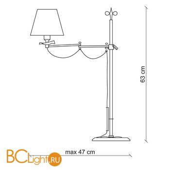 Настольная лампа Baga 25th Anniversary 767 - Схема