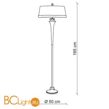 Торшер Baga Contemporary 2055 - Схема