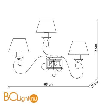 Бра Baga Contemporary 2053 - Схема