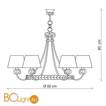 Люстра Baga 25th Anniversary 825 - Схема