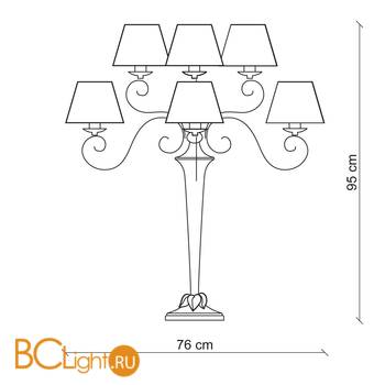 Настольная лампа Baga 25th Anniversary 780 - Схема