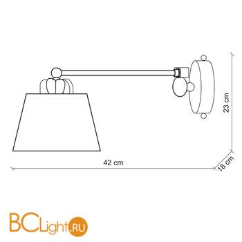 Бра Baga 25th Anniversary 827 - Схема