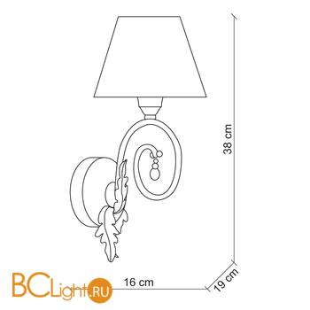 Бра Baga XXI Century 1121 - Схема