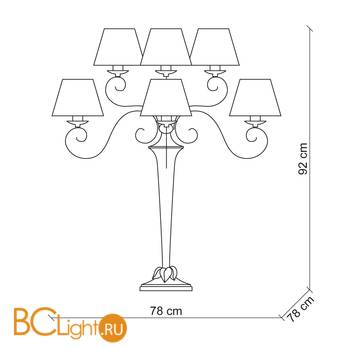 Настольная лампа Baga XXI Century 782 - Схема