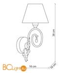 Бра Baga XXI Century 1111 - Схема